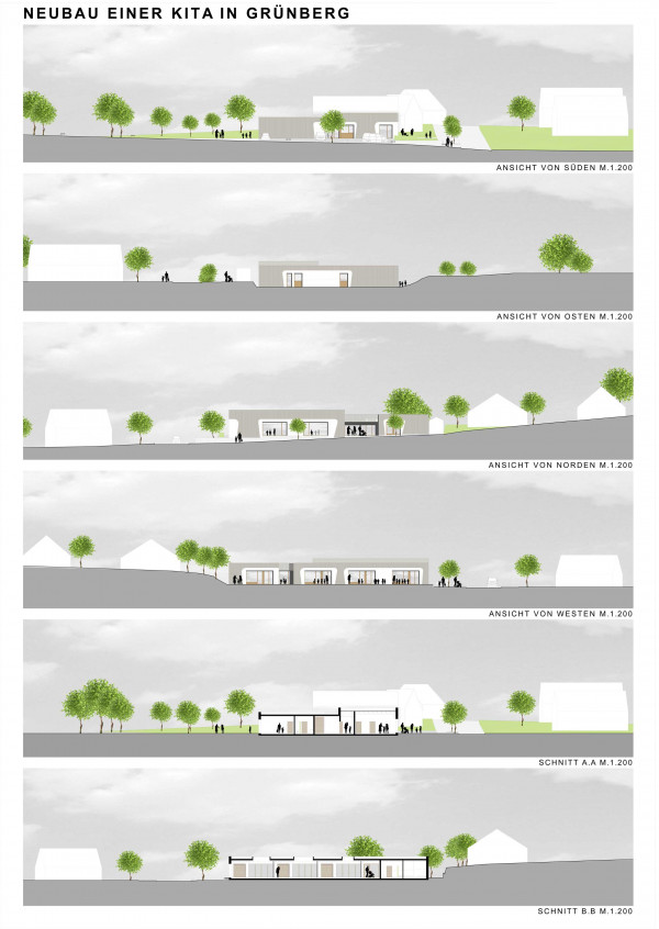 Wettbewerb Kita Grünberg - studioaw